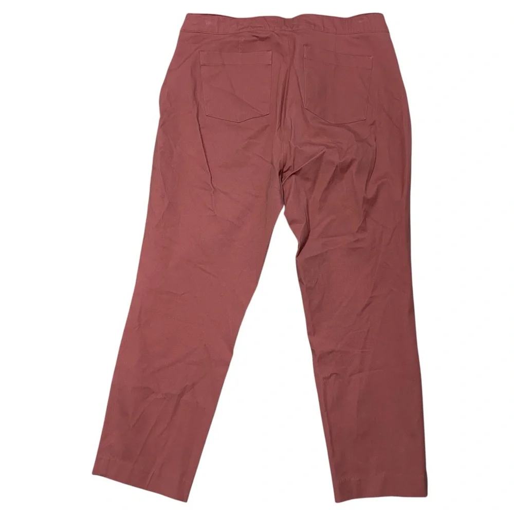 SPANX Polished Ankle Slim Terracotta Pants Career Stretch Pant Legging Size Xl - Picture 4 of 6